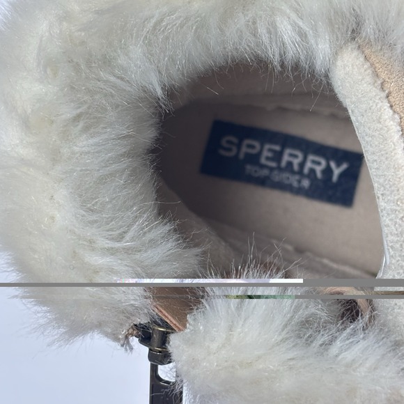 Sperry Maritime Repel Suede Boots Fur Womens 6.5 Sand Thinsulate Waterproof Snow - Picture 10 of 11